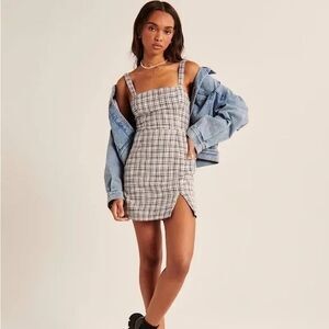 Abercrombie & Fitch Tweed Preppy Summer Vacation Classic Mini Dress Size Medium